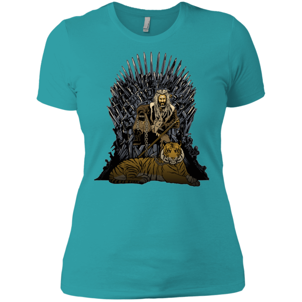 T-Shirts Tahiti Blue / X-Small King and Tiger Women's Premium T-Shirt