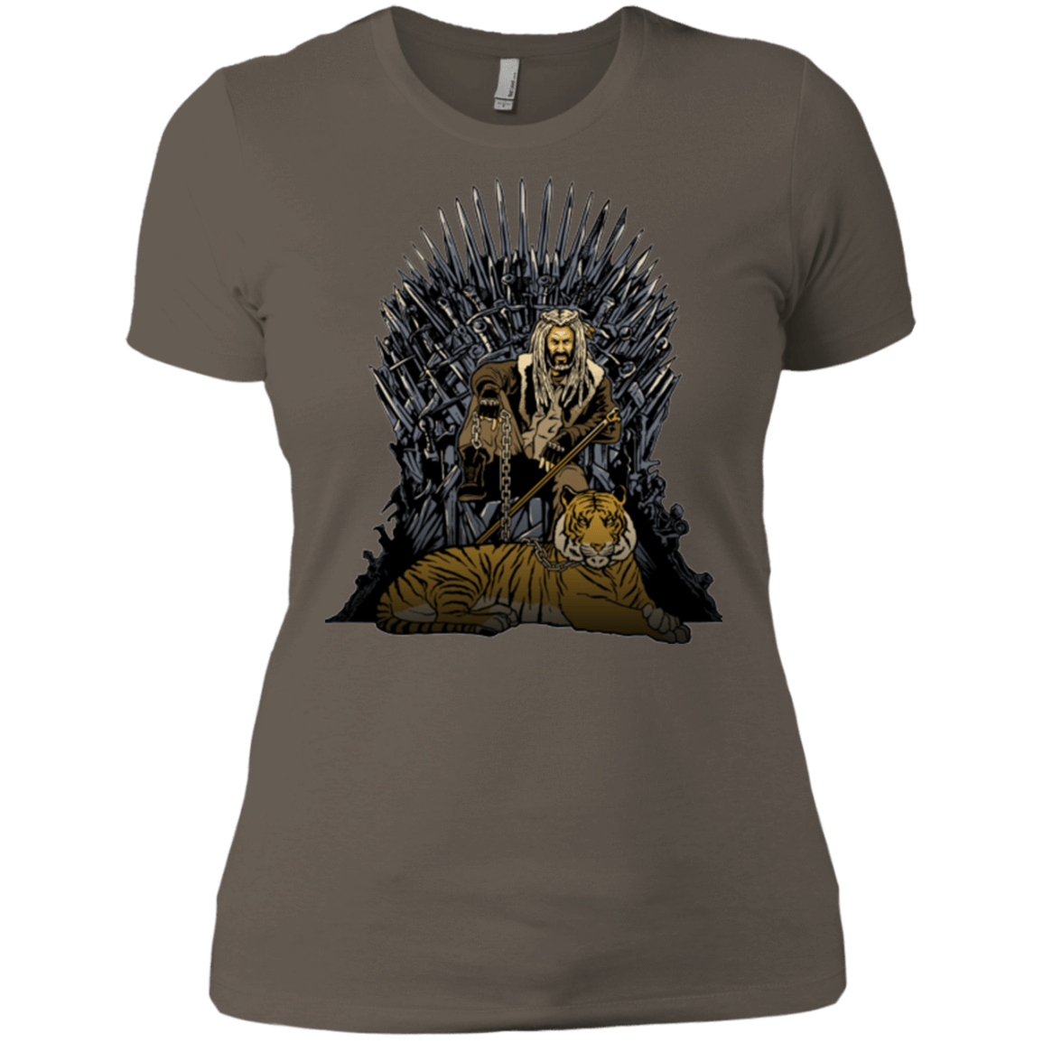 T-Shirts Warm Grey / X-Small King and Tiger Women's Premium T-Shirt