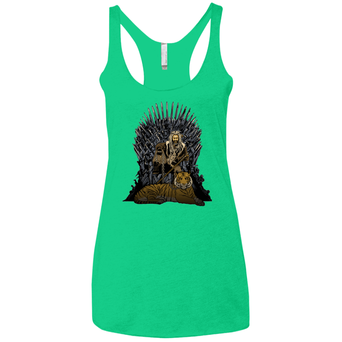 T-Shirts Envy / X-Small King and Tiger Women's Triblend Racerback Tank