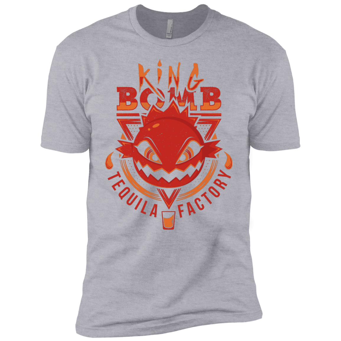 T-Shirts Heather Grey / YXS King Bomb Tequila Boys Premium T-Shirt