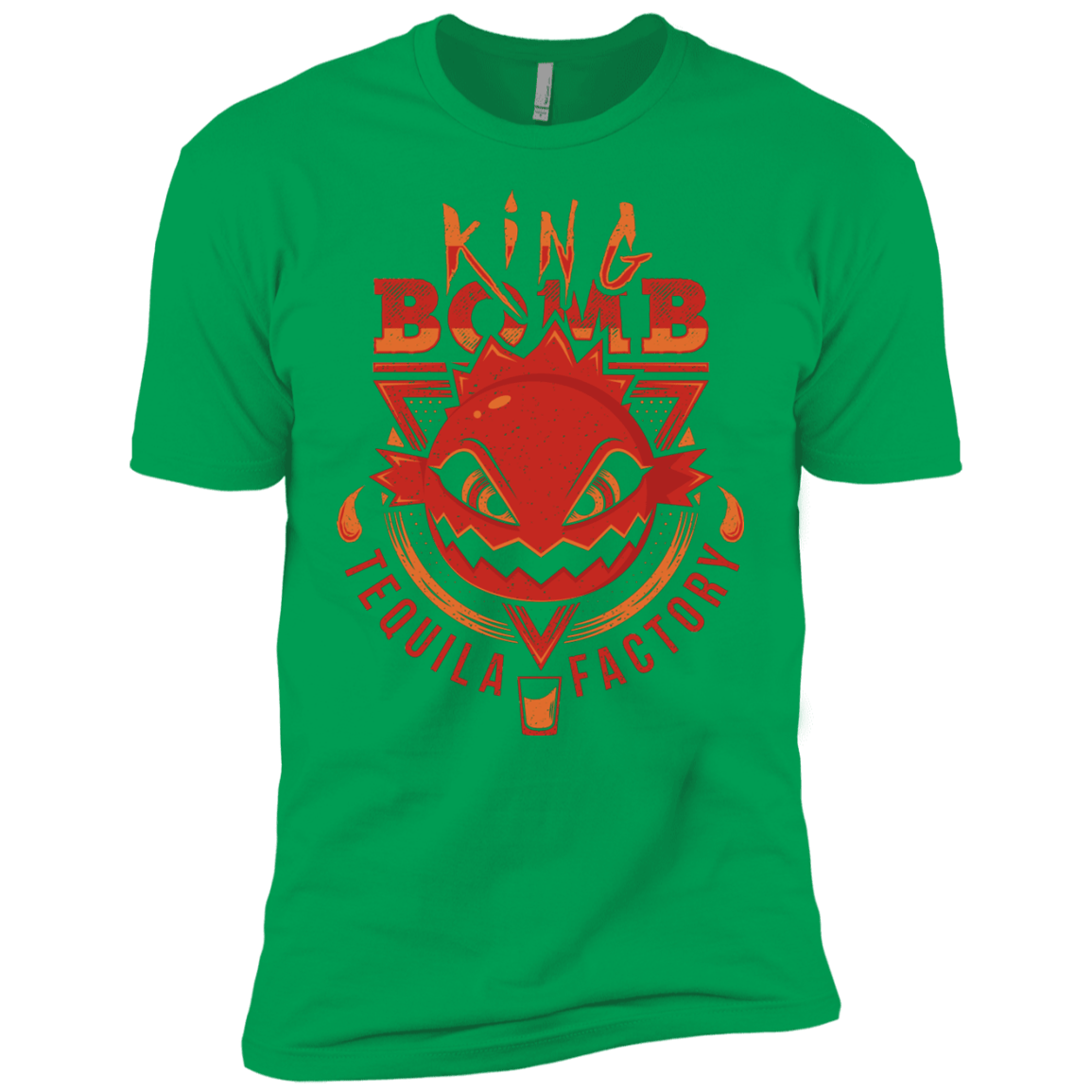 T-Shirts Kelly Green / YXS King Bomb Tequila Boys Premium T-Shirt