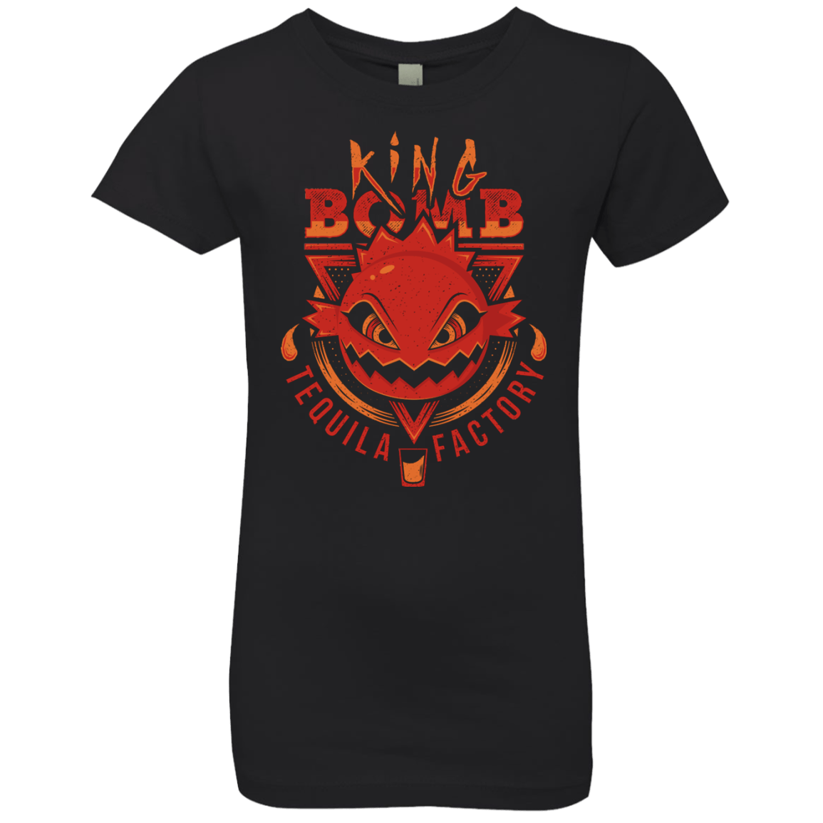 T-Shirts Black / YXS King Bomb Tequila Girls Premium T-Shirt