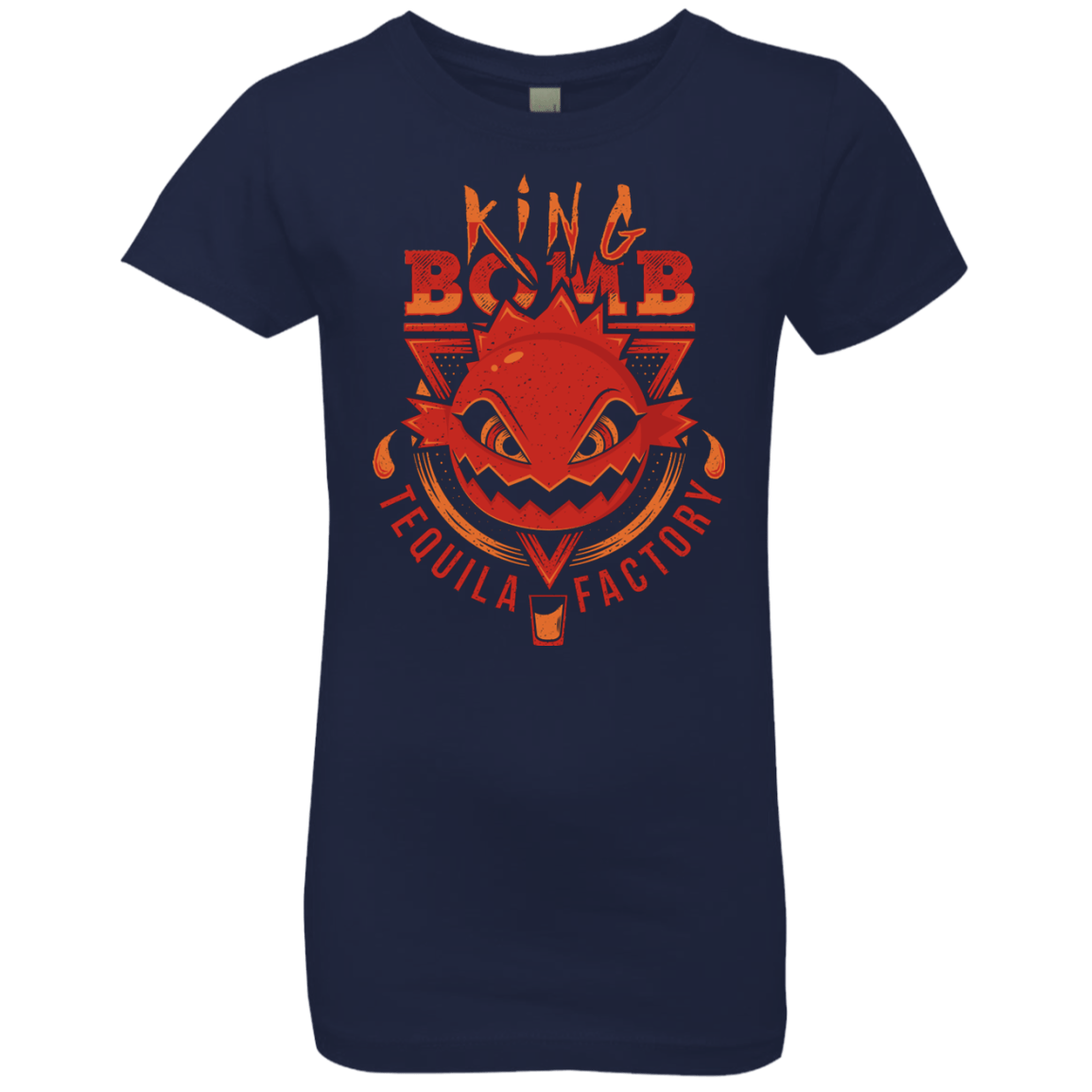 T-Shirts Midnight Navy / YXS King Bomb Tequila Girls Premium T-Shirt