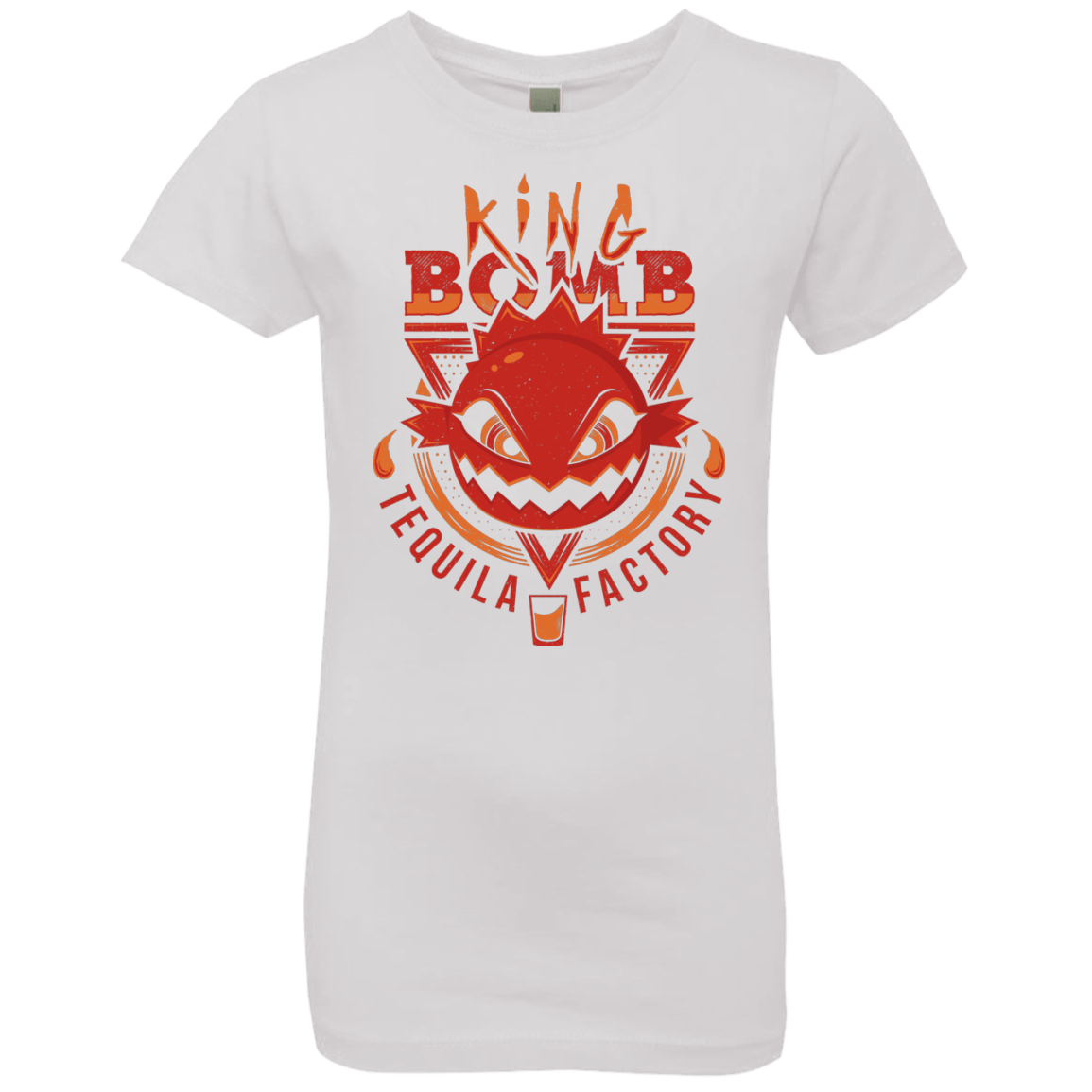 T-Shirts White / YXS King Bomb Tequila Girls Premium T-Shirt
