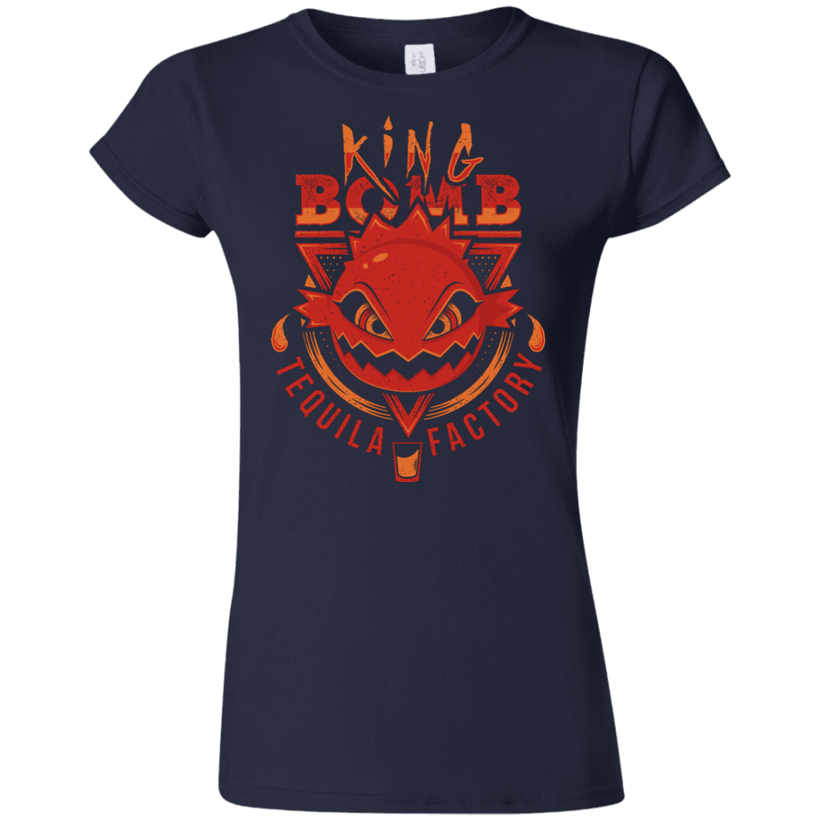 T-Shirts Navy / S King Bomb Tequila Junior Slimmer-Fit T-Shirt