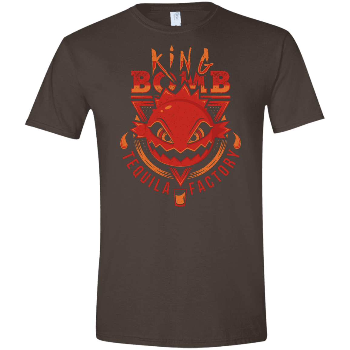 T-Shirts Dark Chocolate / S King Bomb Tequila Men's Semi-Fitted Softstyle