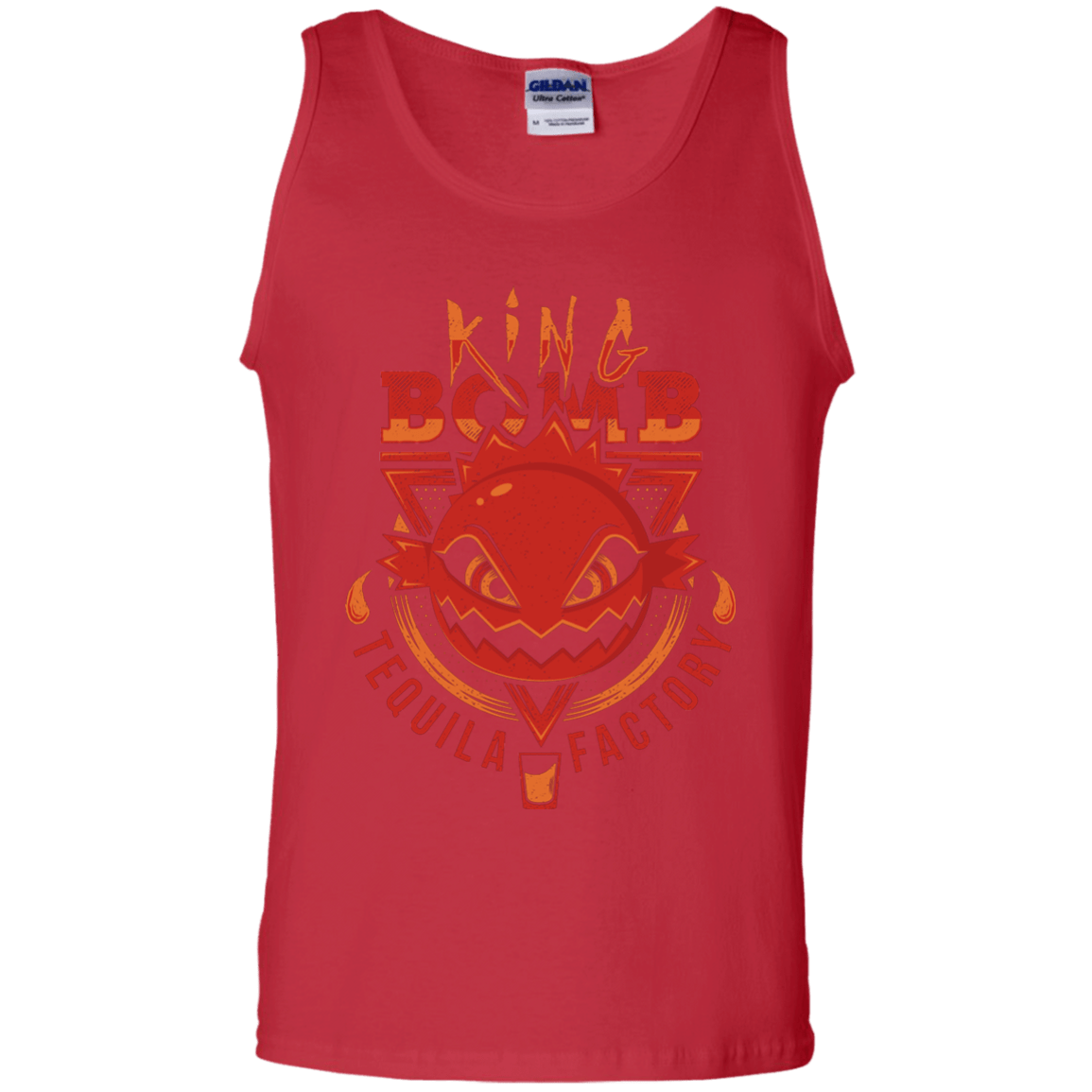 T-Shirts Red / S King Bomb Tequila Men's Tank Top