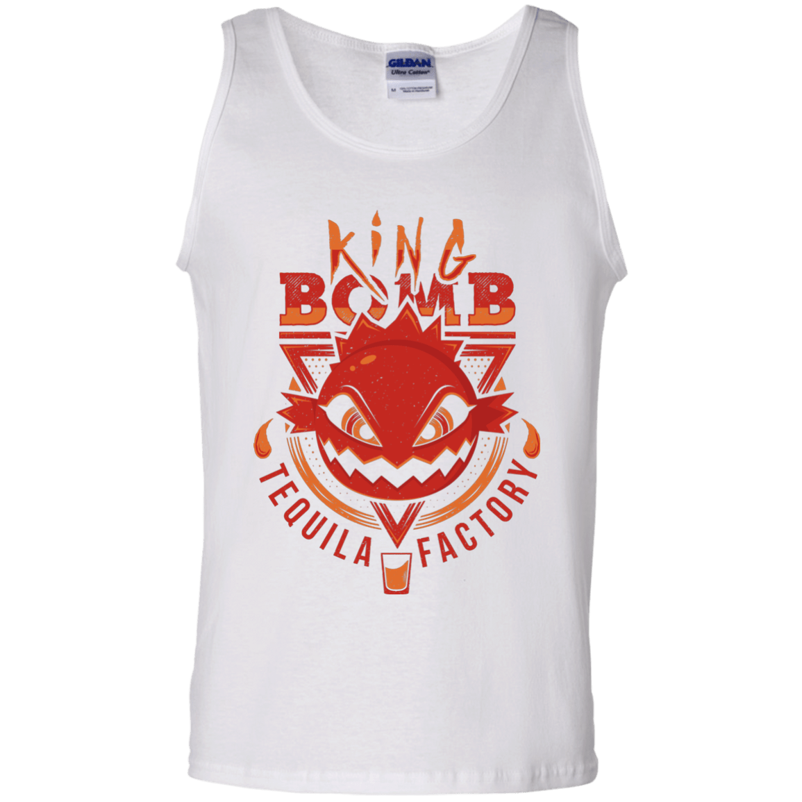 T-Shirts White / S King Bomb Tequila Men's Tank Top