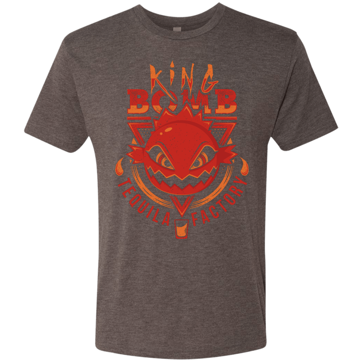 T-Shirts Macchiato / S King Bomb Tequila Men's Triblend T-Shirt