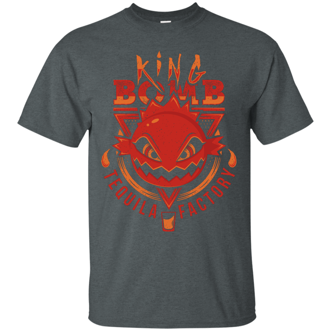 T-Shirts Dark Heather / S King Bomb Tequila T-Shirt