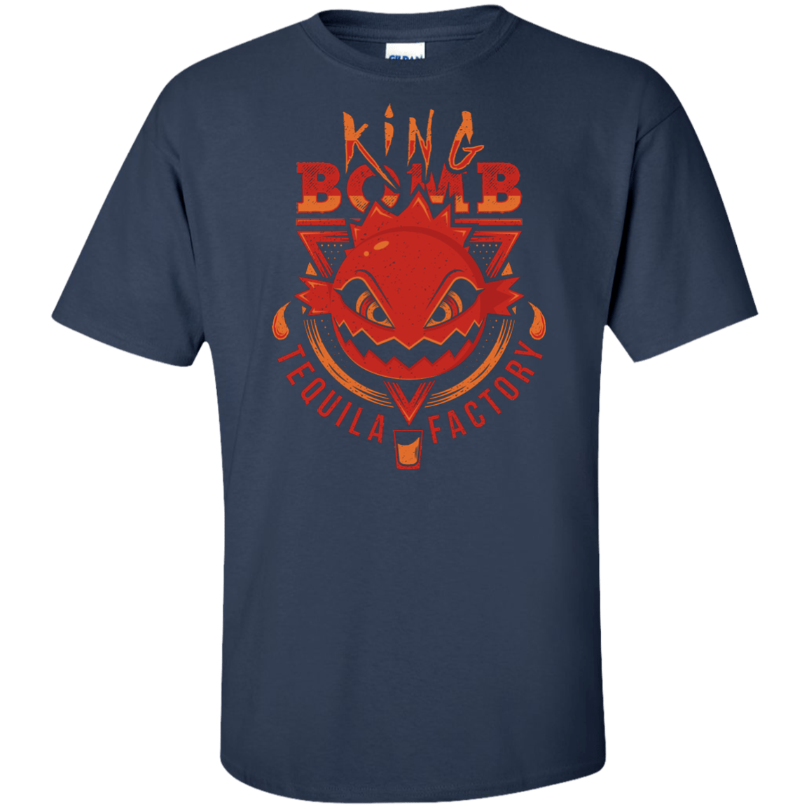 T-Shirts Navy / XLT King Bomb Tequila Tall T-Shirt