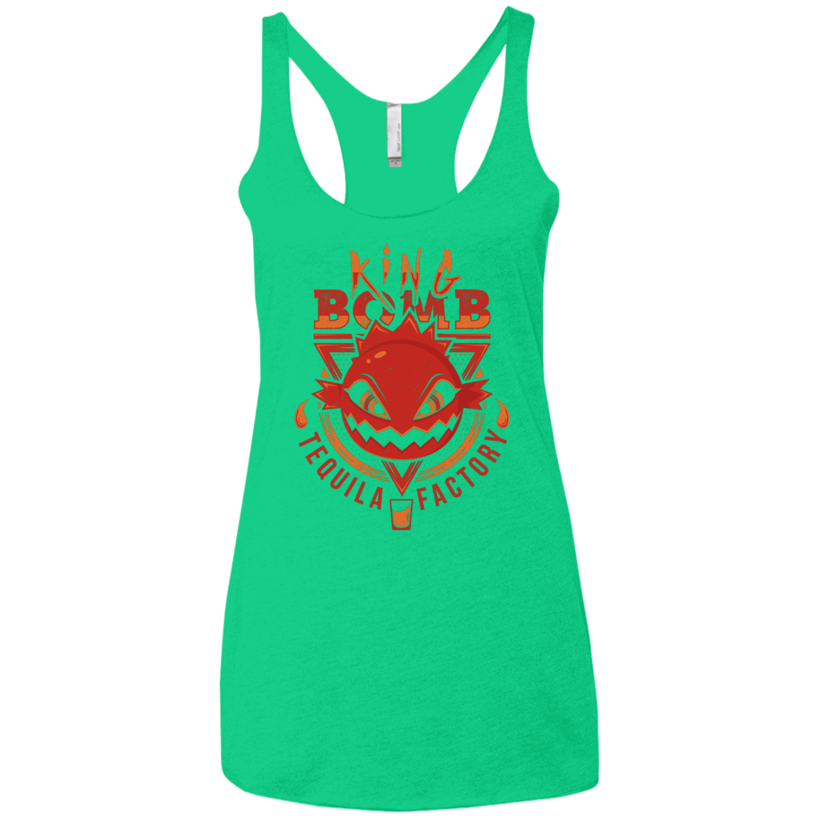 T-Shirts Envy / X-Small King Bomb Tequila Women's Triblend Racerback Tank