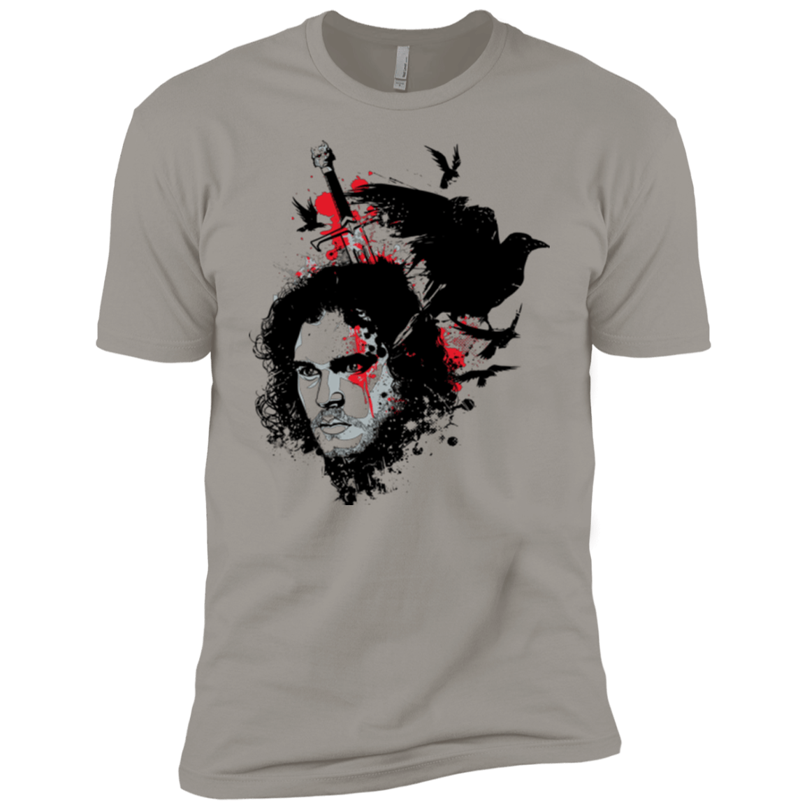 T-Shirts Light Grey / YXS KING IN THE NORTH Boys Premium T-Shirt