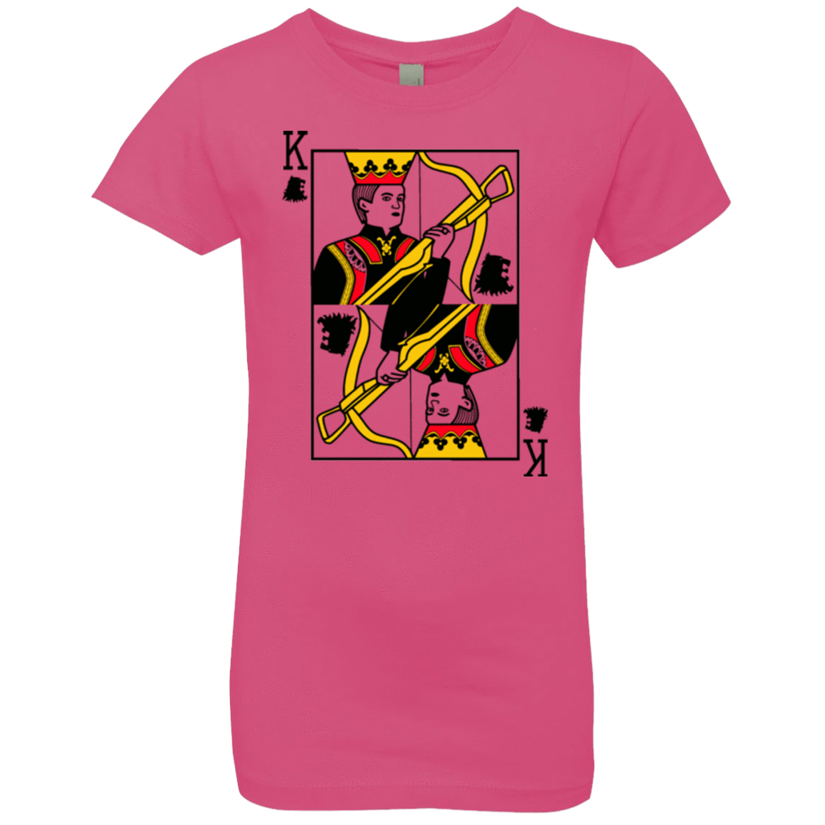 T-Shirts Hot Pink / YXS King Joffrey Girls Premium T-Shirt