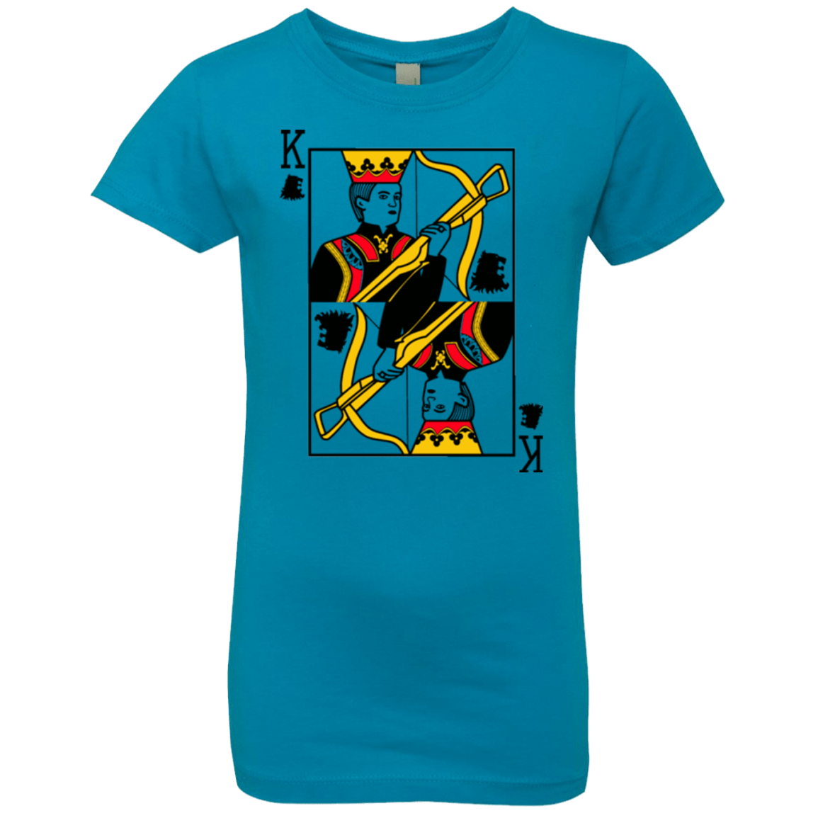 T-Shirts Turquoise / YXS King Joffrey Girls Premium T-Shirt