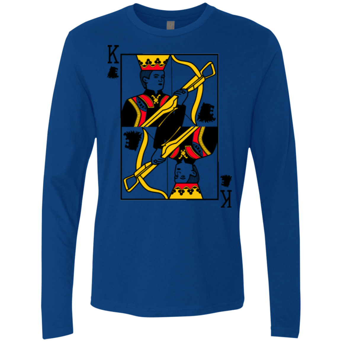 T-Shirts Royal / Small King Joffrey Men's Premium Long Sleeve