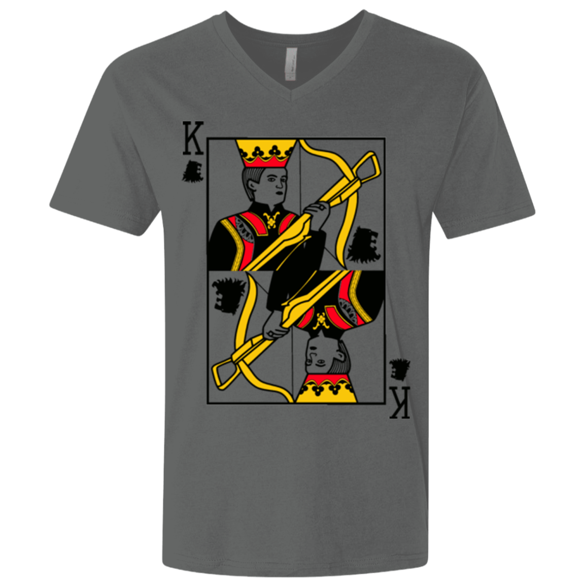 T-Shirts Heavy Metal / X-Small King Joffrey Men's Premium V-Neck
