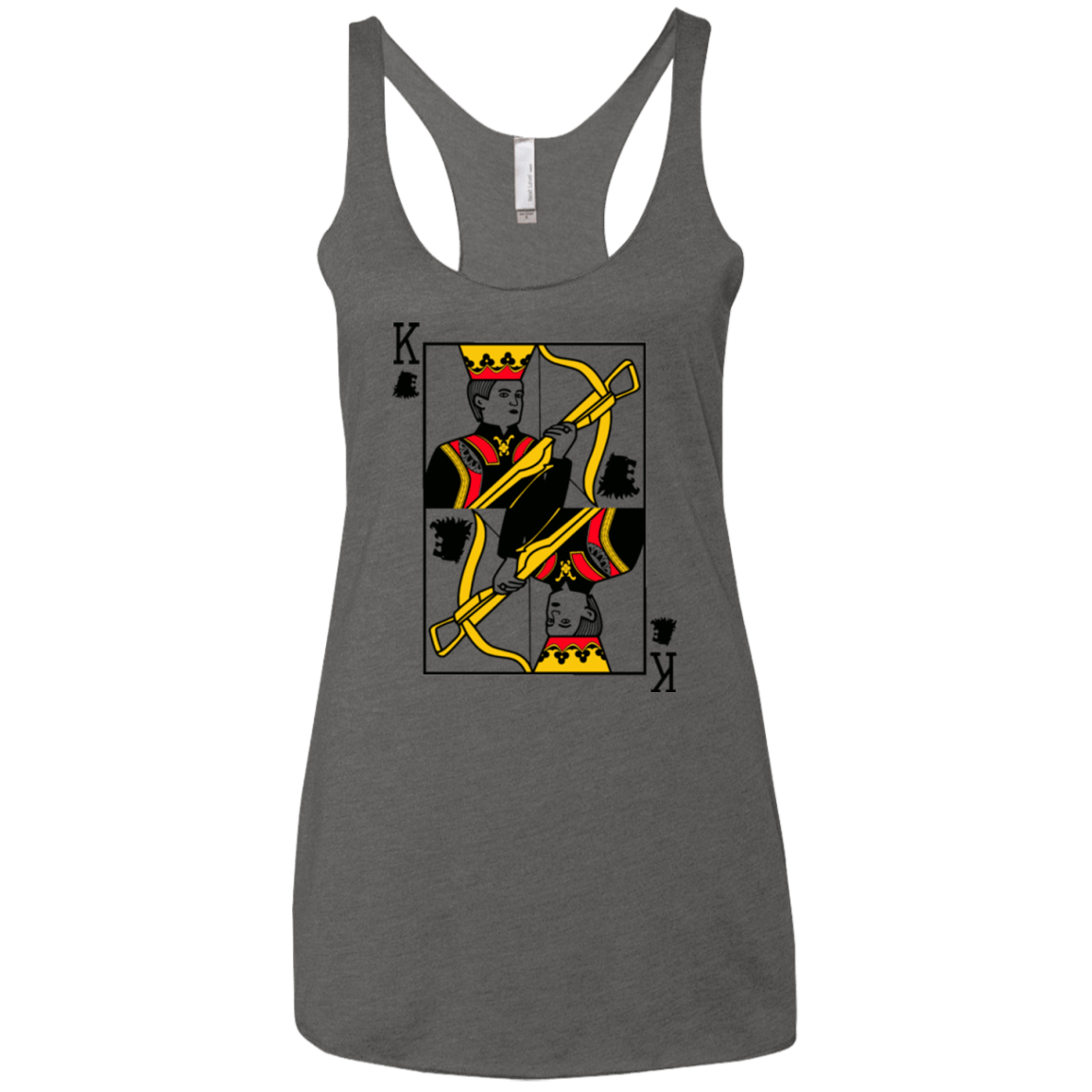 T-Shirts Premium Heather / X-Small King Joffrey Women's Triblend Racerback Tank