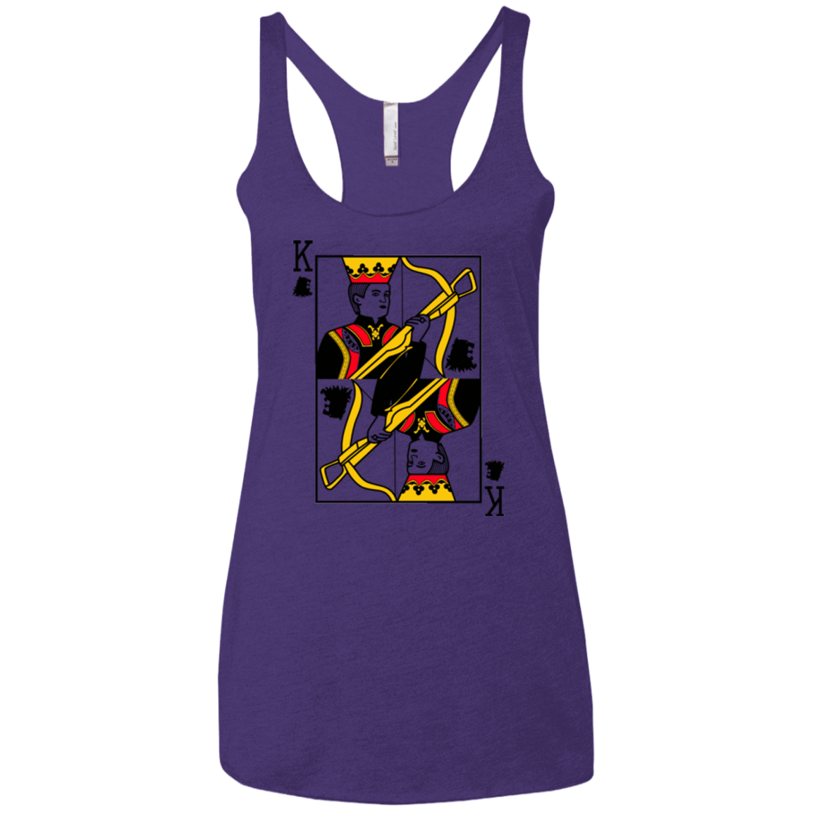 T-Shirts Purple / X-Small King Joffrey Women's Triblend Racerback Tank