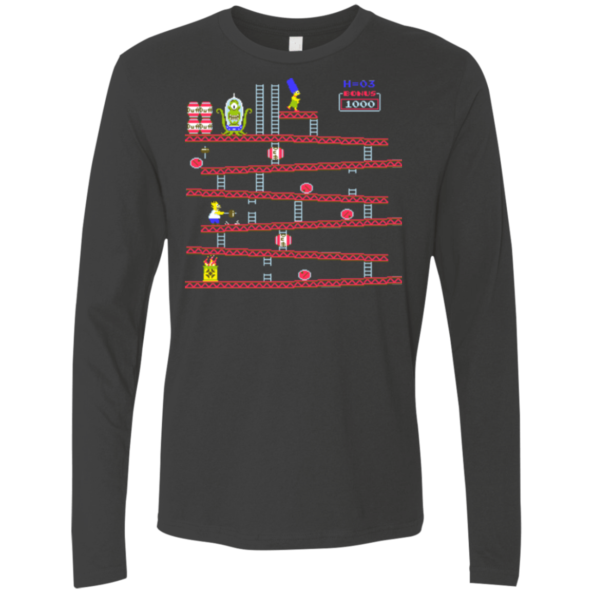 T-Shirts Heavy Metal / Small King Kang Men's Premium Long Sleeve