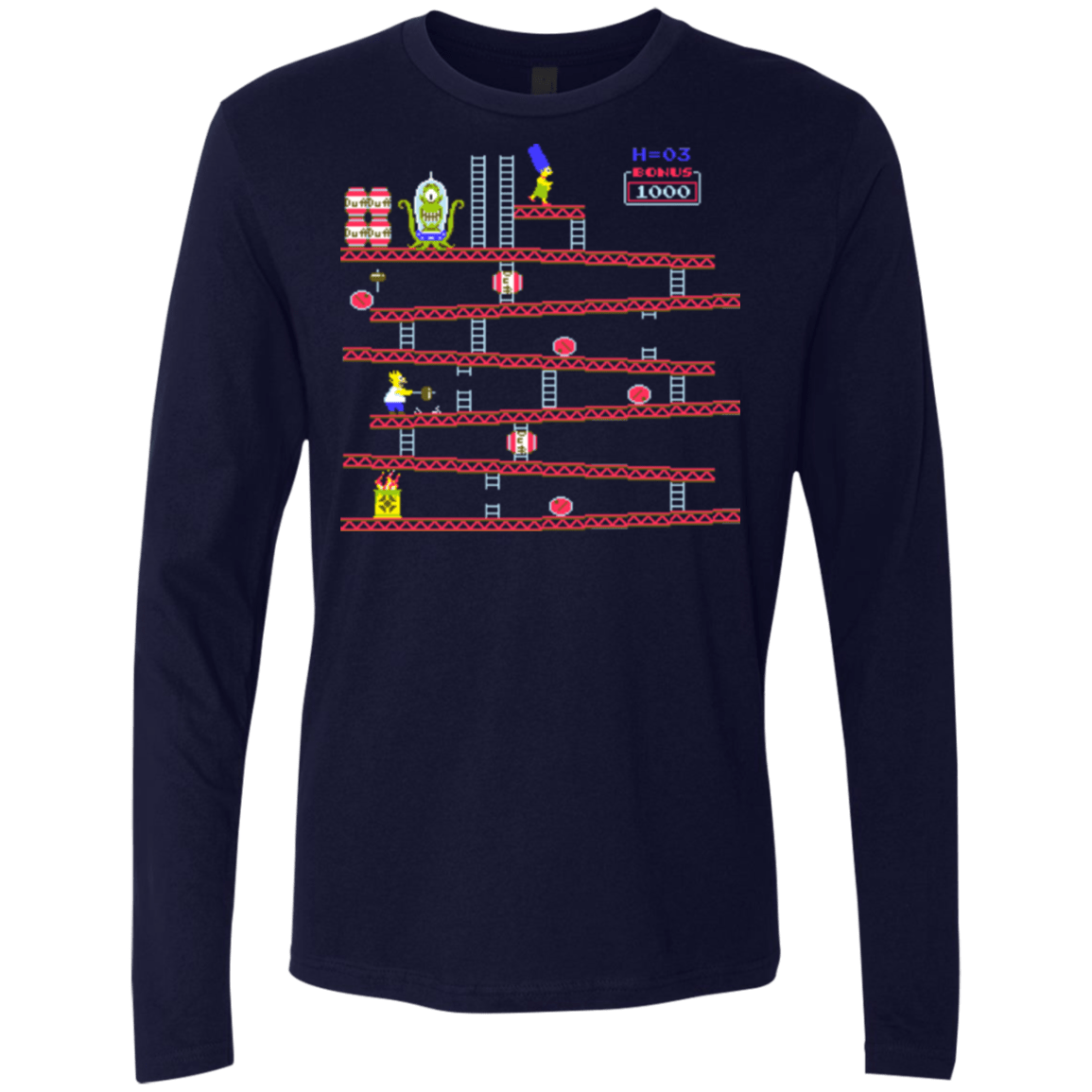 T-Shirts Midnight Navy / Small King Kang Men's Premium Long Sleeve