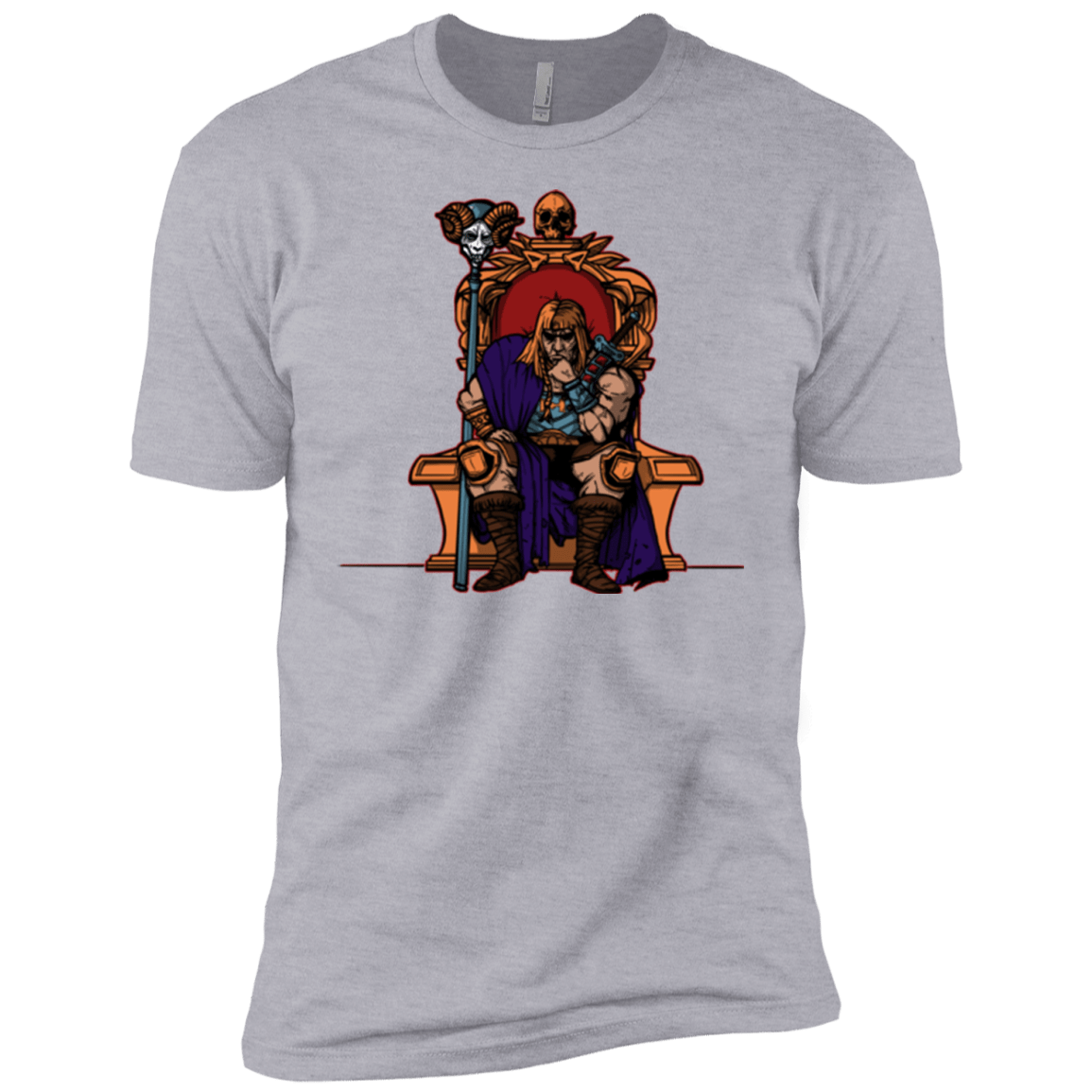 T-Shirts Heather Grey / YXS King Of Eternia Boys Premium T-Shirt
