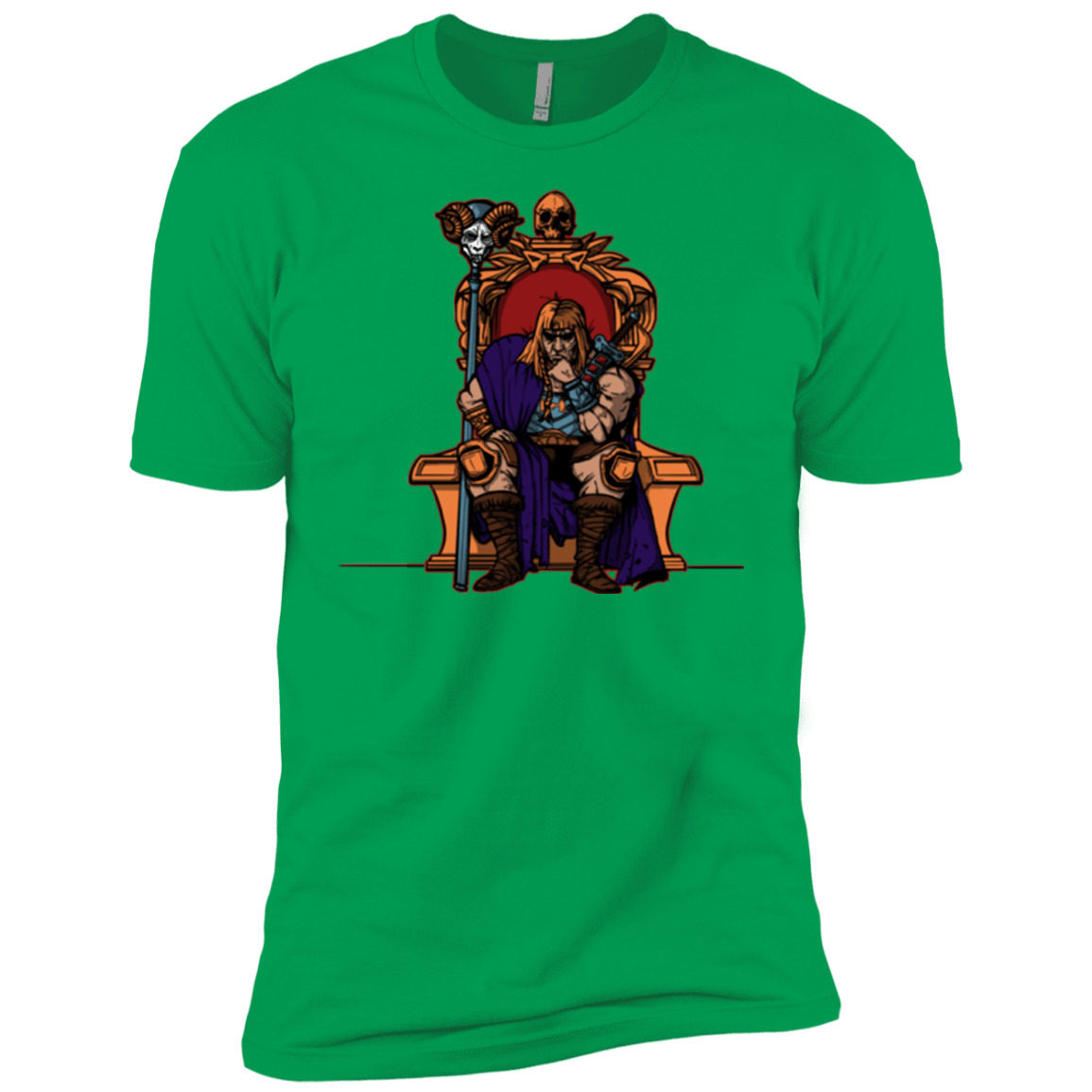 T-Shirts Kelly Green / YXS King Of Eternia Boys Premium T-Shirt