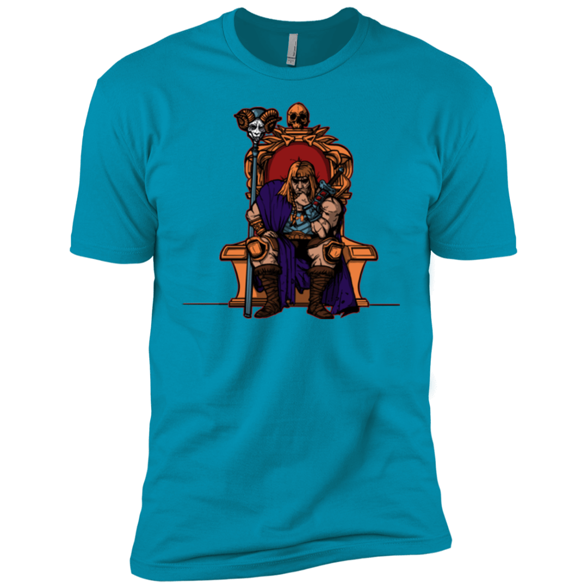 T-Shirts Turquoise / YXS King Of Eternia Boys Premium T-Shirt