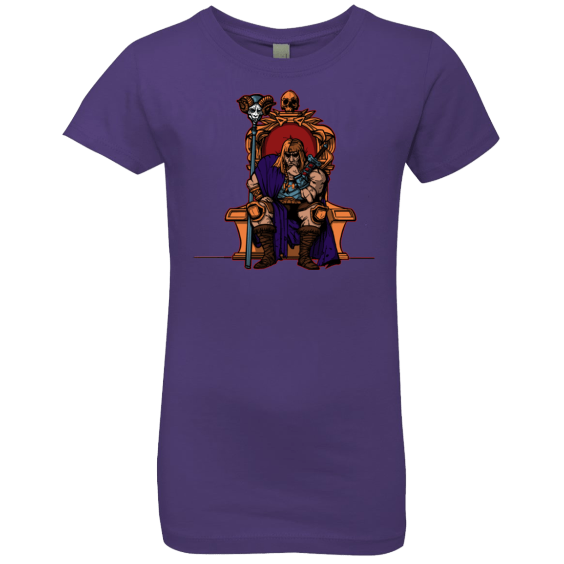 T-Shirts Purple Rush / YXS King Of Eternia Girls Premium T-Shirt