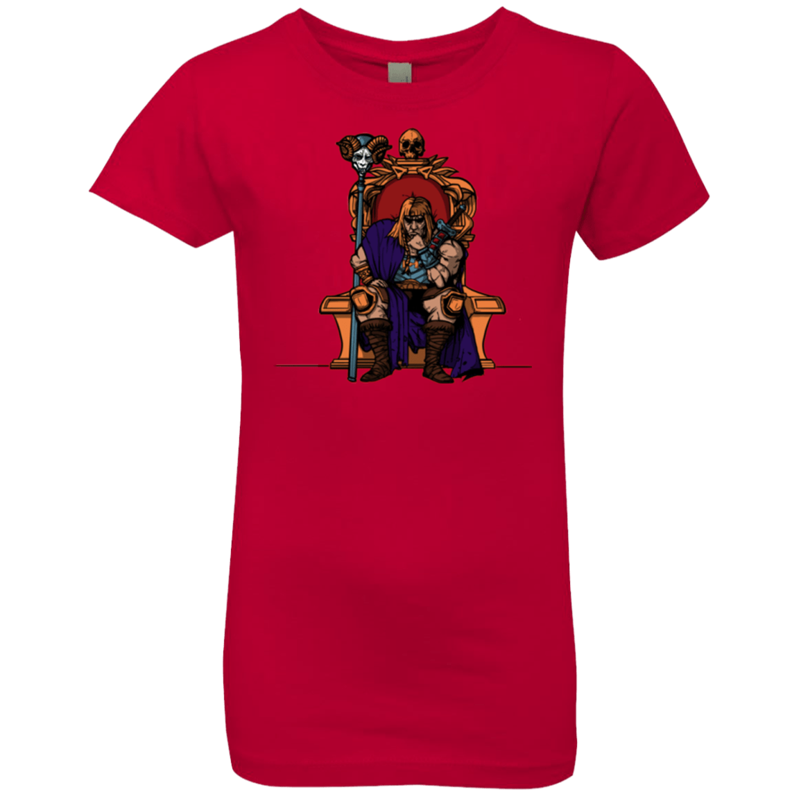 T-Shirts Red / YXS King Of Eternia Girls Premium T-Shirt