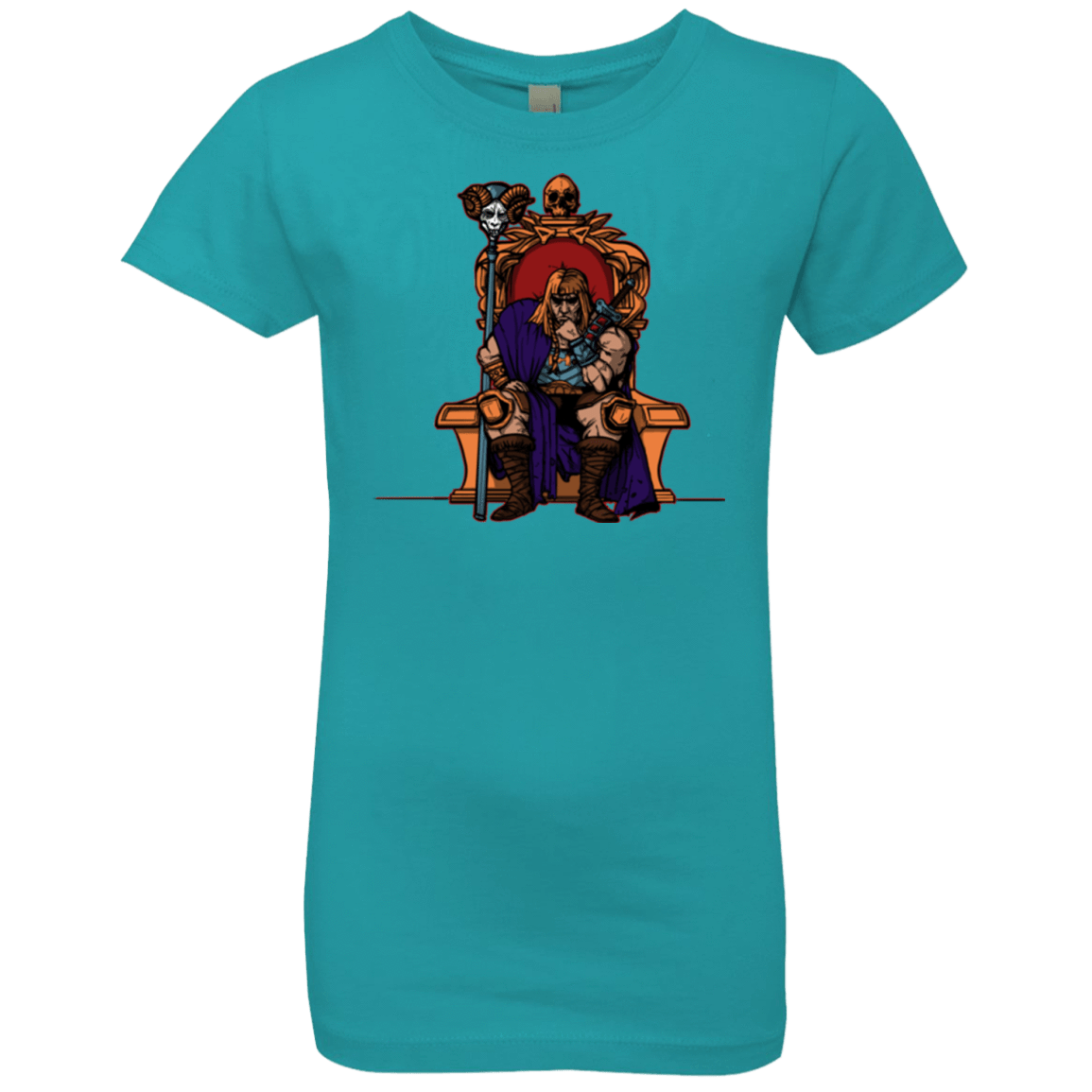 T-Shirts Tahiti Blue / YXS King Of Eternia Girls Premium T-Shirt