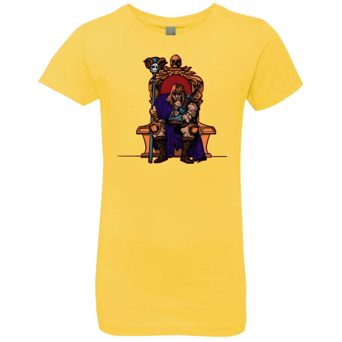 T-Shirts Vibrant Yellow / YXS King Of Eternia Girls Premium T-Shirt