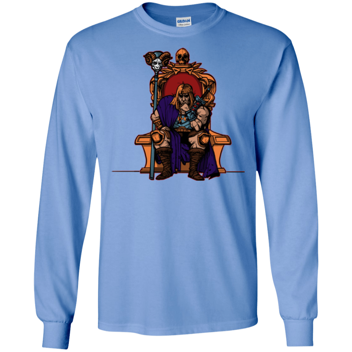 T-Shirts Carolina Blue / S King Of Eternia Men's Long Sleeve T-Shirt