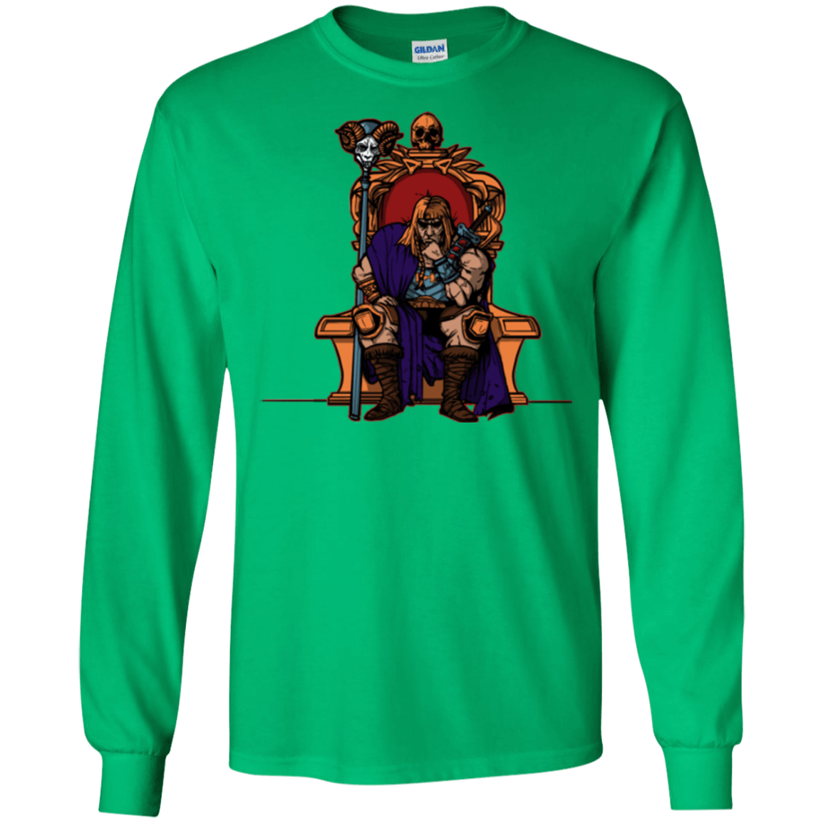 T-Shirts Irish Green / S King Of Eternia Men's Long Sleeve T-Shirt