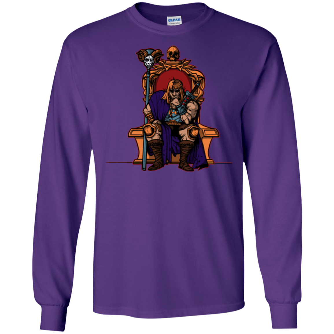 T-Shirts Purple / S King Of Eternia Men's Long Sleeve T-Shirt