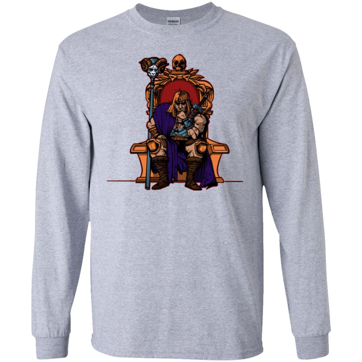 T-Shirts Sport Grey / S King Of Eternia Men's Long Sleeve T-Shirt