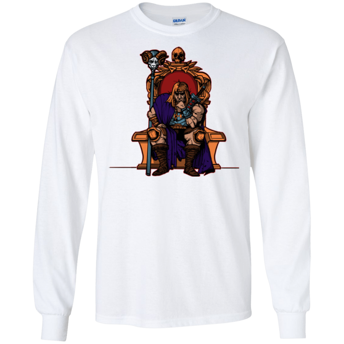 T-Shirts White / S King Of Eternia Men's Long Sleeve T-Shirt