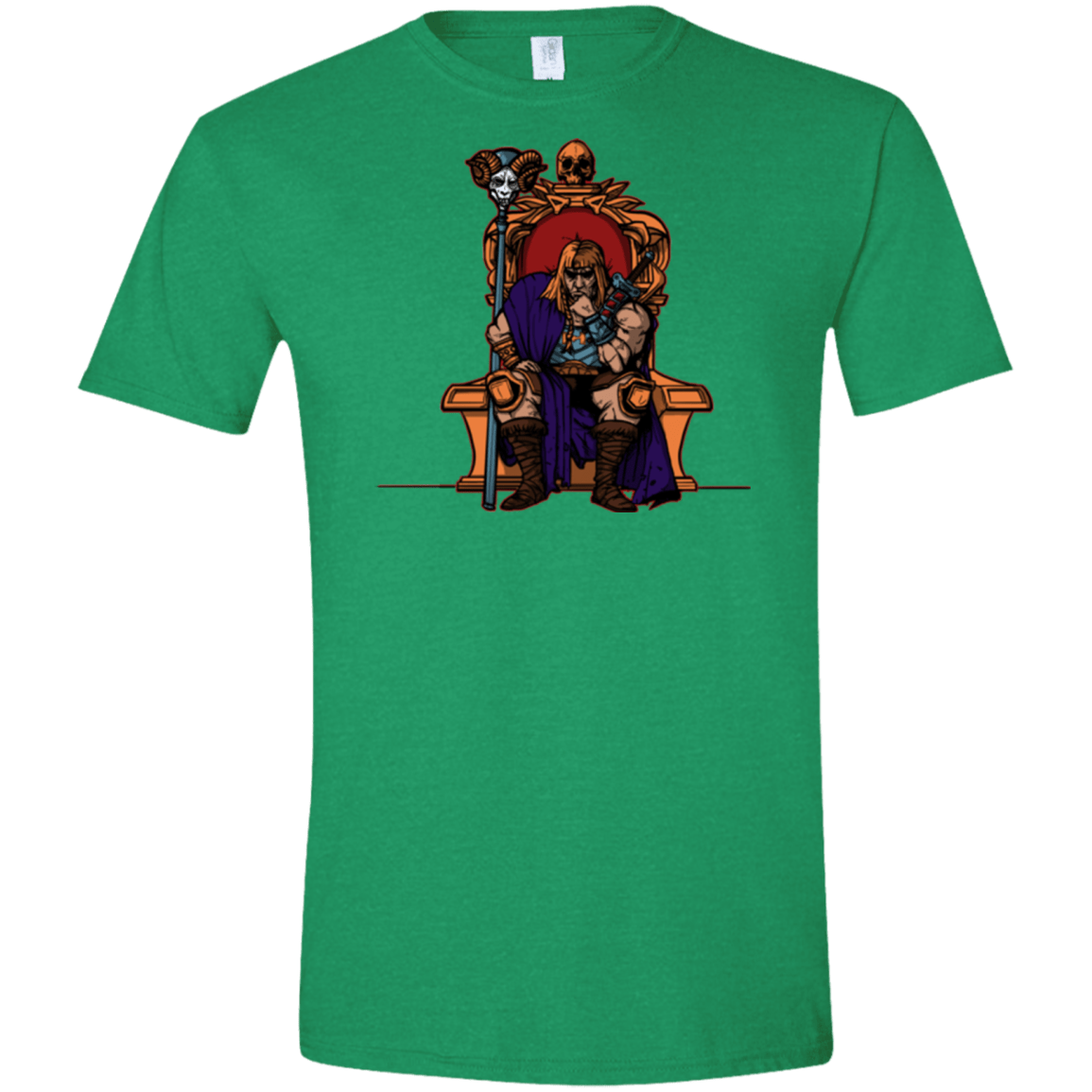 T-Shirts Heather Irish Green / S King Of Eternia Men's Semi-Fitted Softstyle