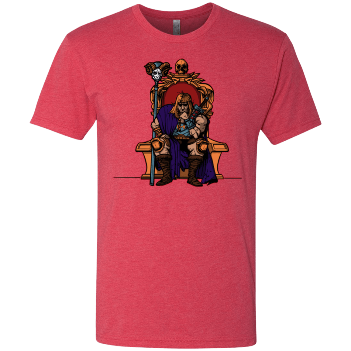 T-Shirts Vintage Red / S King Of Eternia Men's Triblend T-Shirt