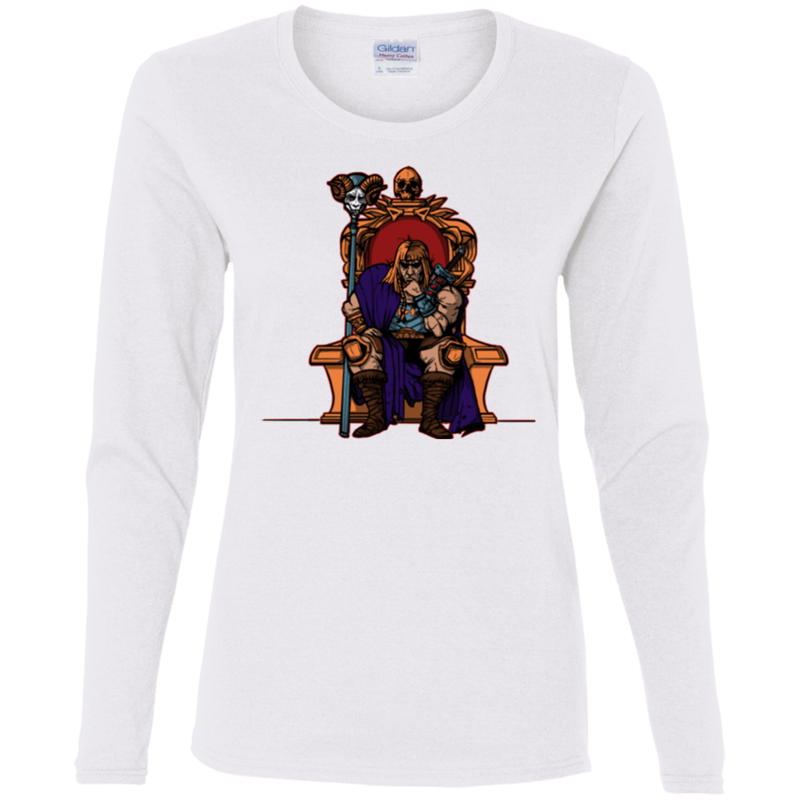 T-Shirts White / S King Of Eternia Women's Long Sleeve T-Shirt
