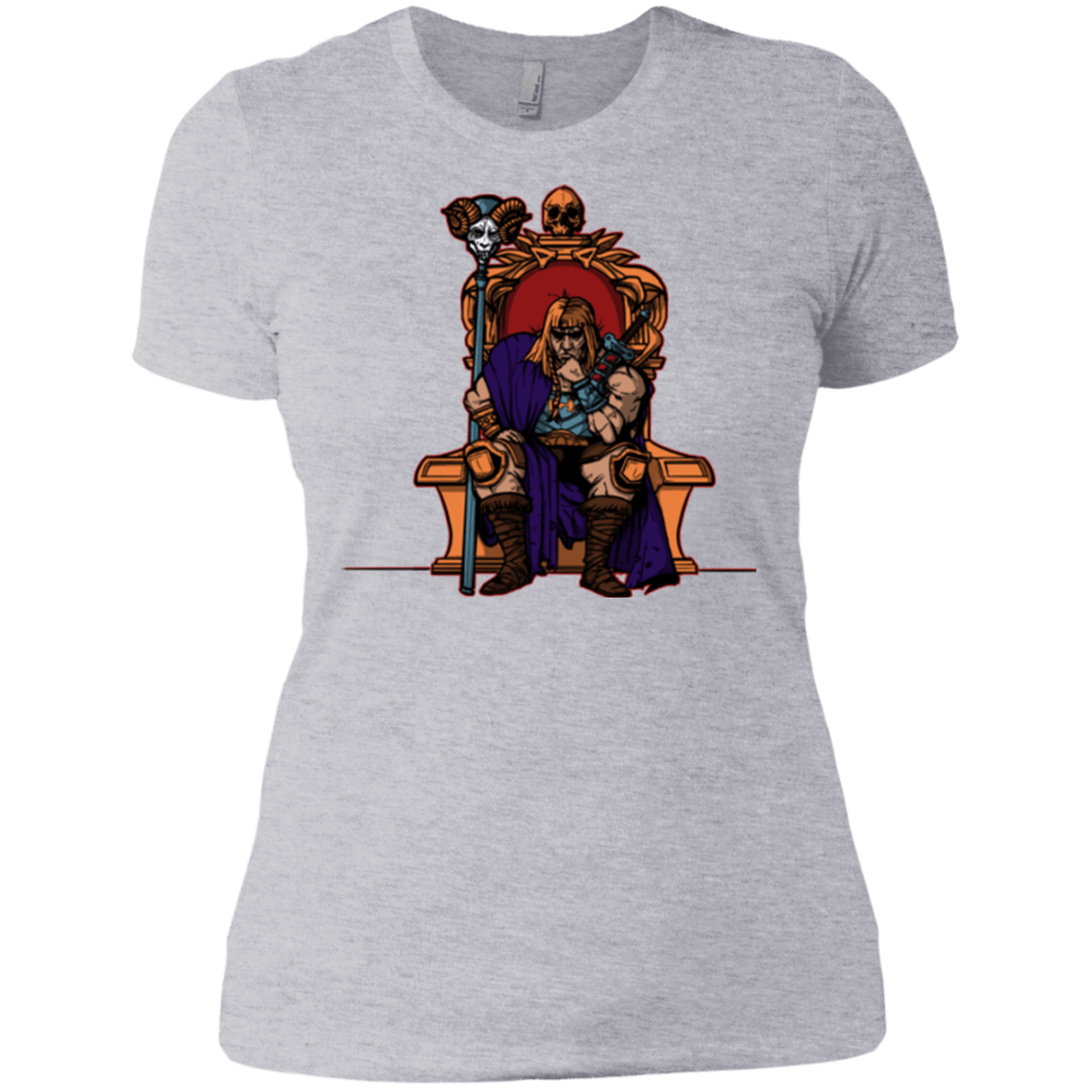 T-Shirts Heather Grey / X-Small King Of Eternia Women's Premium T-Shirt