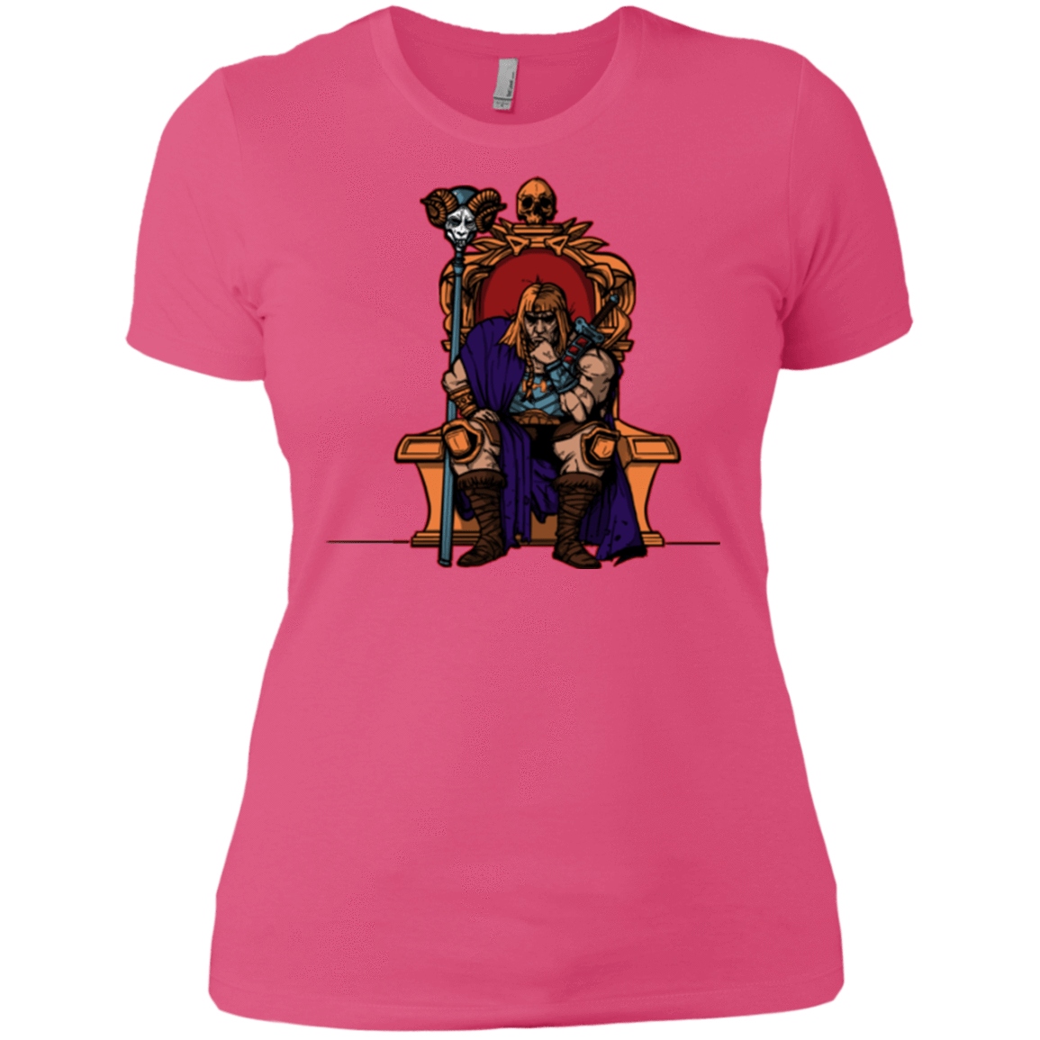 T-Shirts Hot Pink / X-Small King Of Eternia Women's Premium T-Shirt