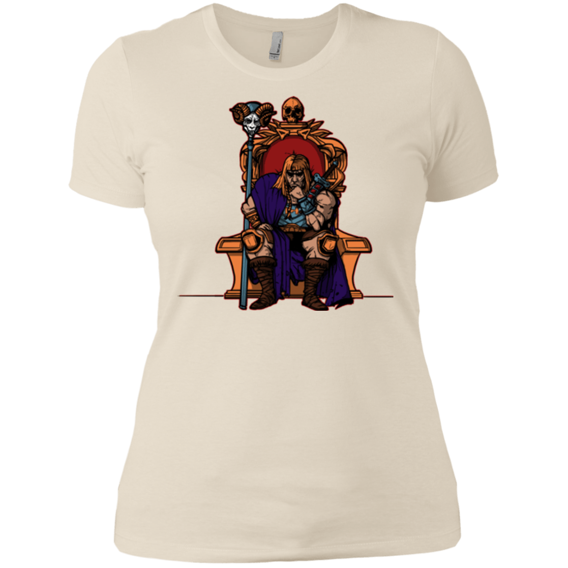 T-Shirts Ivory/ / X-Small King Of Eternia Women's Premium T-Shirt