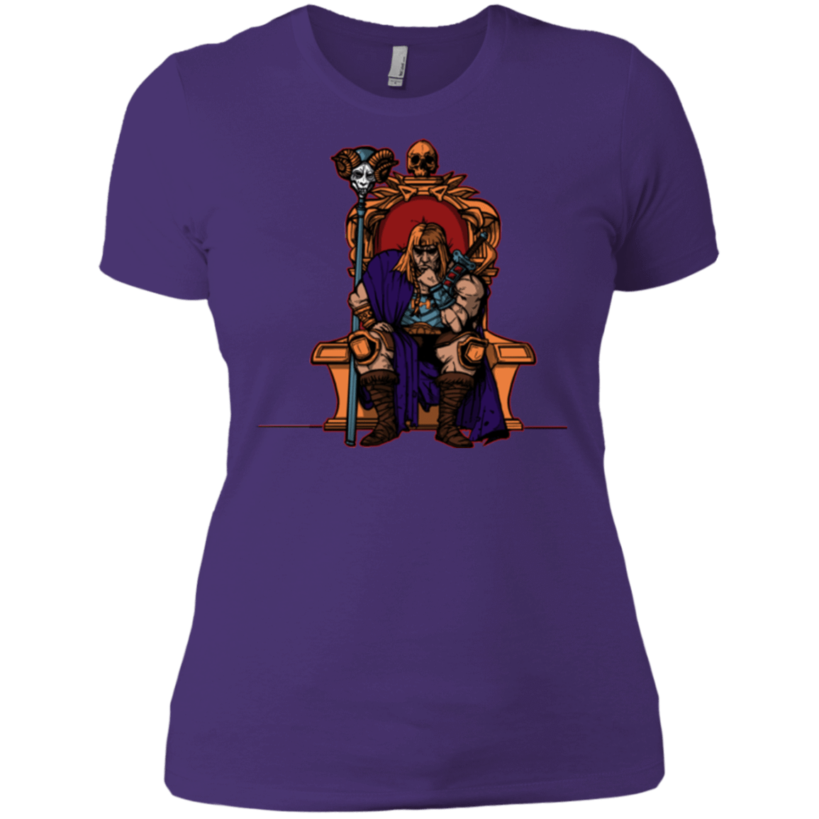 T-Shirts Purple Rush/ / X-Small King Of Eternia Women's Premium T-Shirt