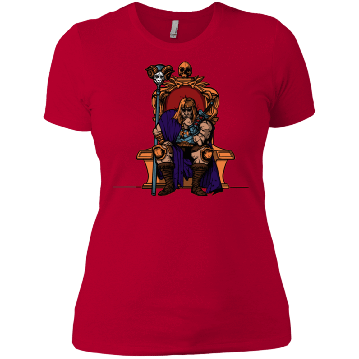 T-Shirts Red / X-Small King Of Eternia Women's Premium T-Shirt