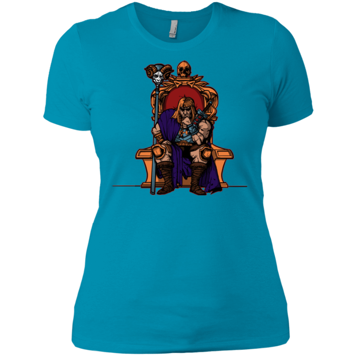 T-Shirts Turquoise / X-Small King Of Eternia Women's Premium T-Shirt