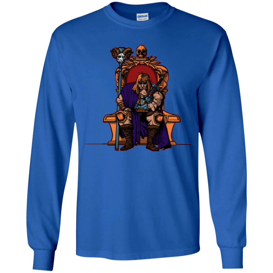 T-Shirts Royal / YS King Of Eternia Youth Long Sleeve T-Shirt