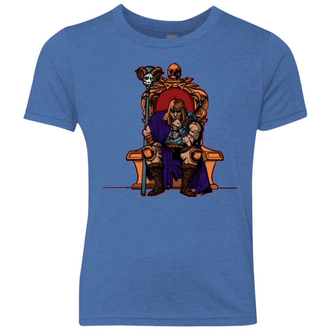 T-Shirts Vintage Royal / YXS King Of Eternia Youth Triblend T-Shirt