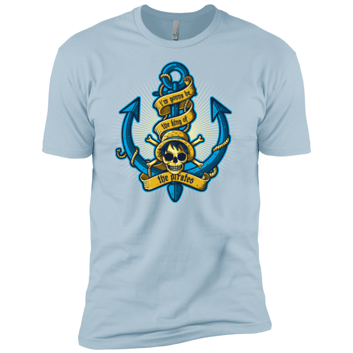 T-Shirts Light Blue / YXS KING OF PIRATES Boys Premium T-Shirt