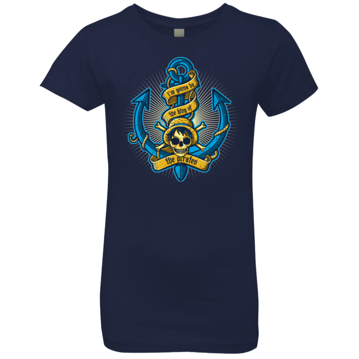 T-Shirts Midnight Navy / YXS KING OF PIRATES Girls Premium T-Shirt